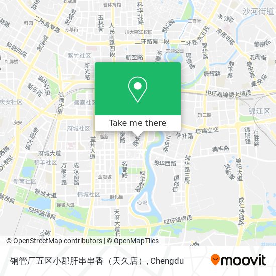 钢管厂五区小郡肝串串香（天久店） map