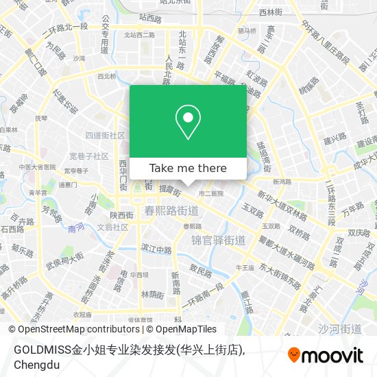 GOLDMISS金小姐专业染发接发(华兴上街店) map