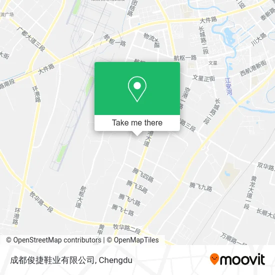 成都俊捷鞋业有限公司 map