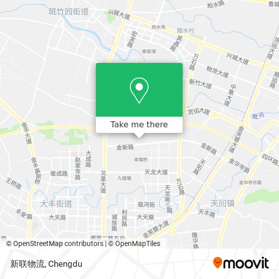 新联物流 map