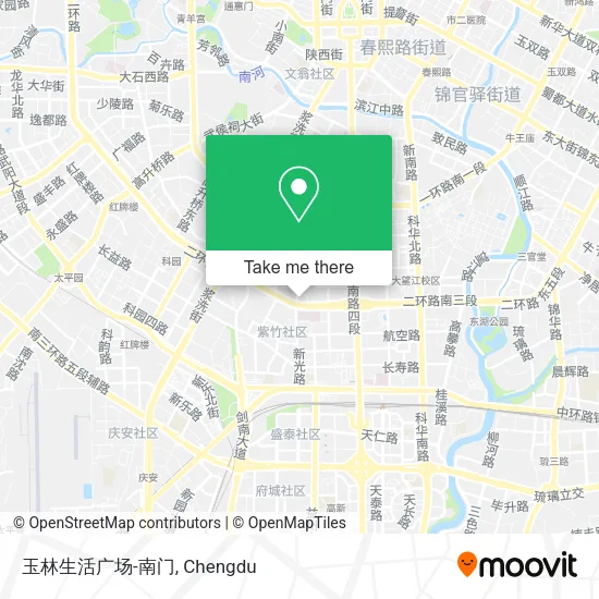 玉林生活广场-南门 map