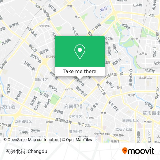 蜀兴北街 map