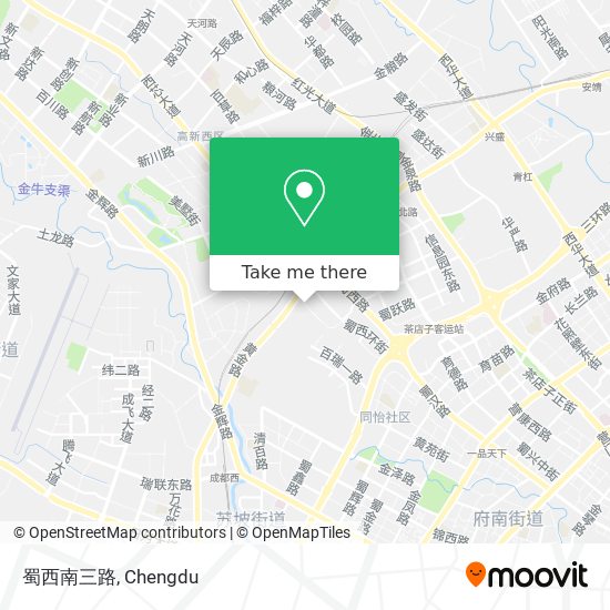蜀西南三路 map
