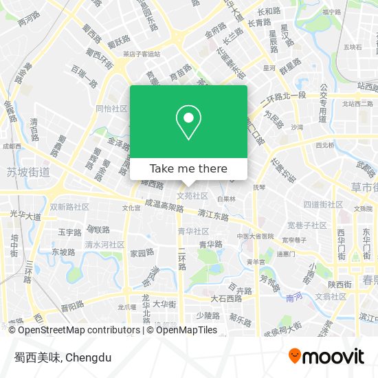 蜀西美味 map