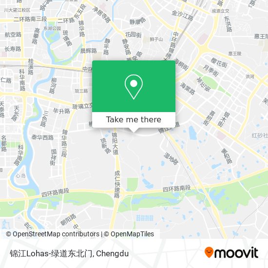 锦江Lohas-绿道东北门 map