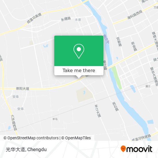 光华大道 map