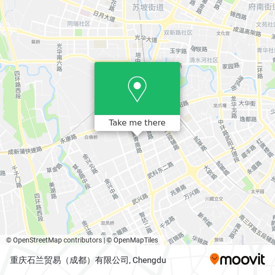 重庆石兰贸易（成都）有限公司 map