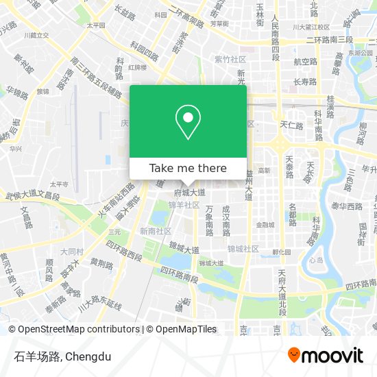 石羊场路 map