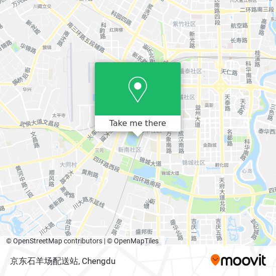 京东石羊场配送站 map