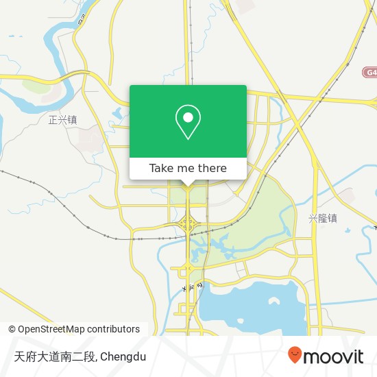 天府大道南二段 map