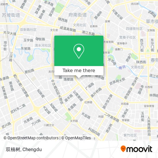 双楠树 map
