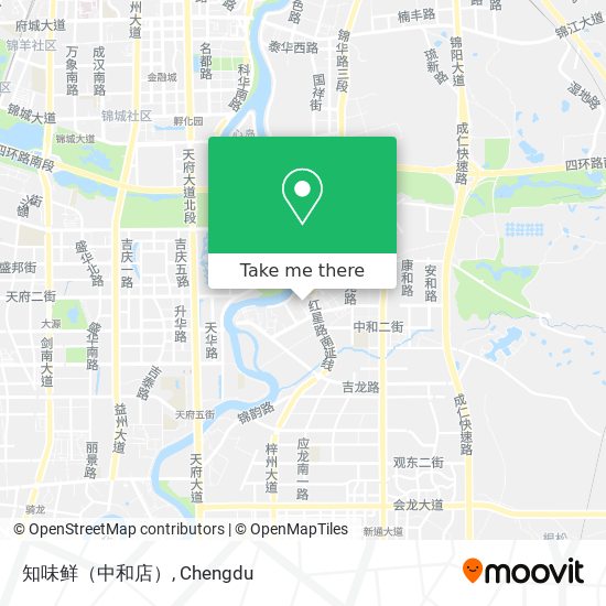 知味鲜（中和店） map