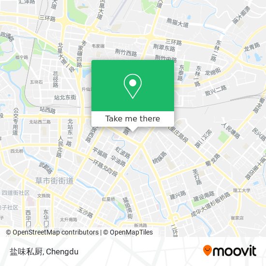 盐味私厨 map