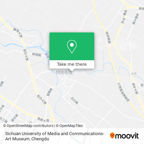 Sichuan University of Media and Communications-Art Museum map
