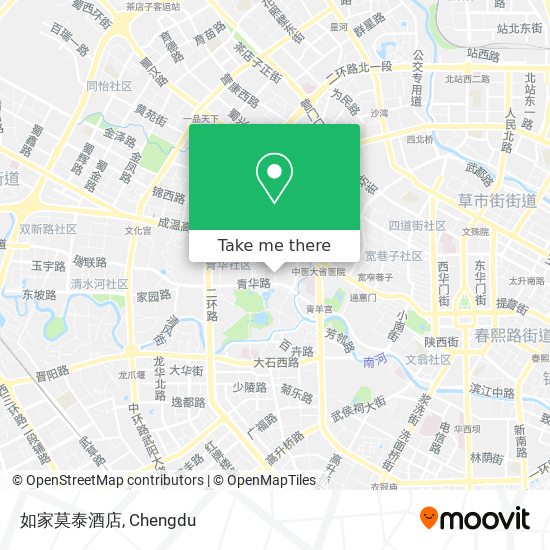 如家莫泰酒店 map