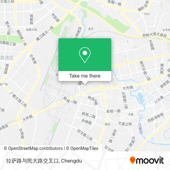 拉萨路与民大路交叉口 map