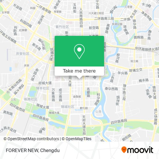 FOREVER NEW map