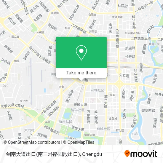 剑南大道出口(南三环路四段出口) map