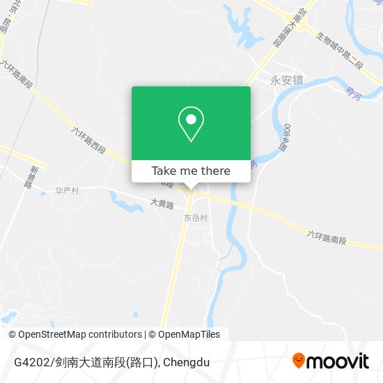 G4202/剑南大道南段(路口) map