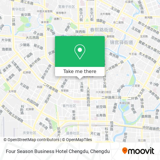 Four Season Business Hotel Chengdu map