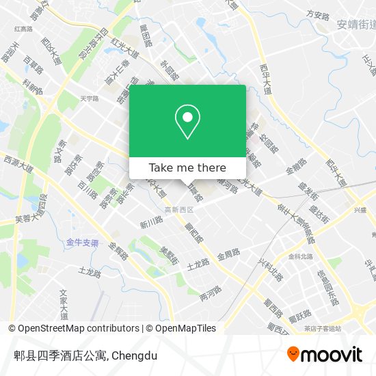 郫县四季酒店公寓 map