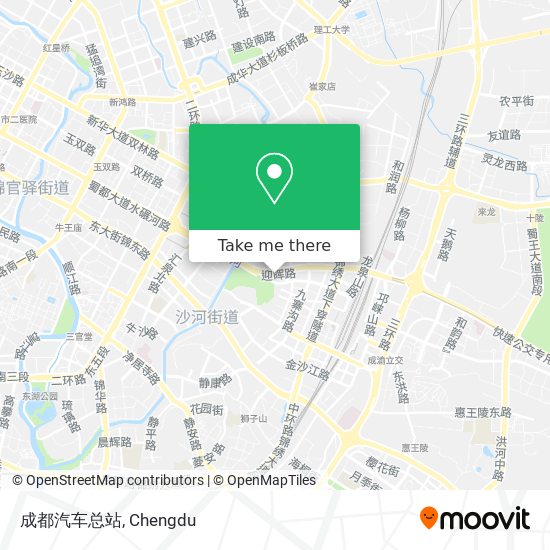 成都汽车总站 map