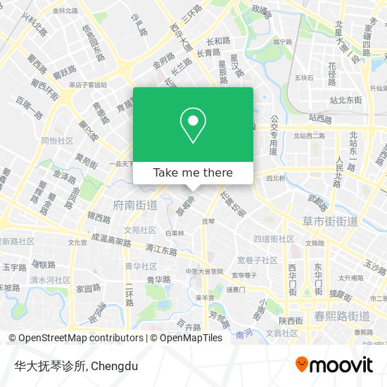 华大抚琴诊所 map