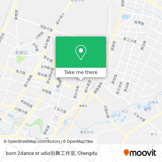 born 2dance st udio街舞工作室 map