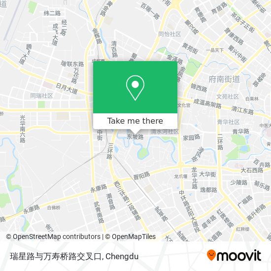 瑞星路与万寿桥路交叉口 map