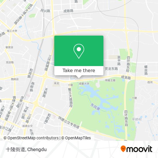 十陵街道 map