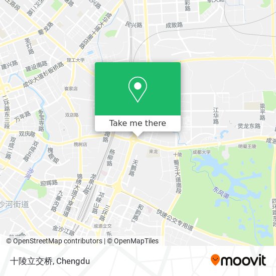 十陵立交桥 map