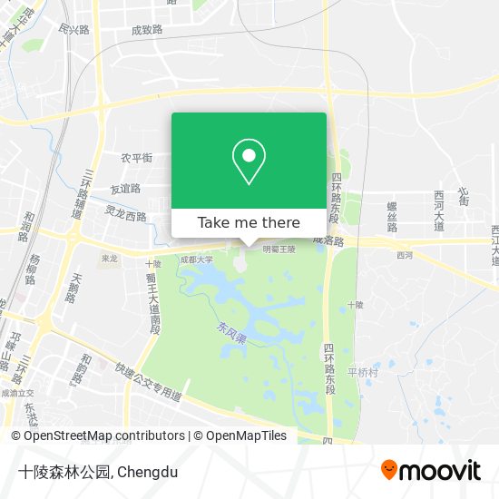十陵森林公园 map