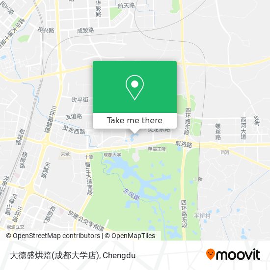 大德盛烘焙(成都大学店) map
