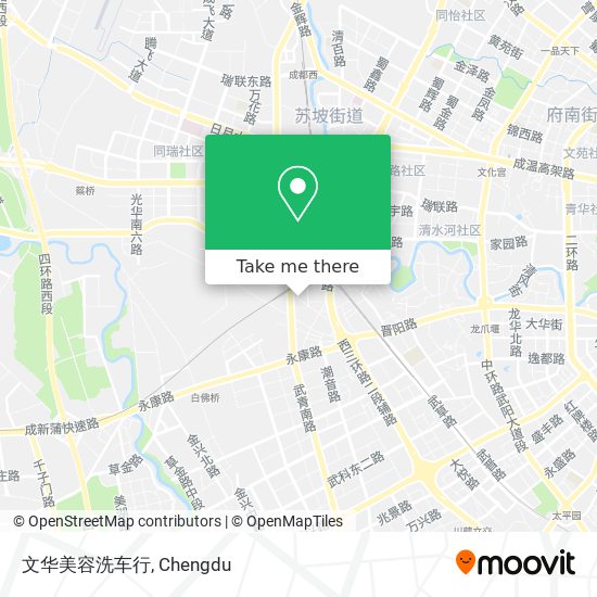 文华美容洗车行 map