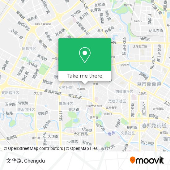 文华路 map