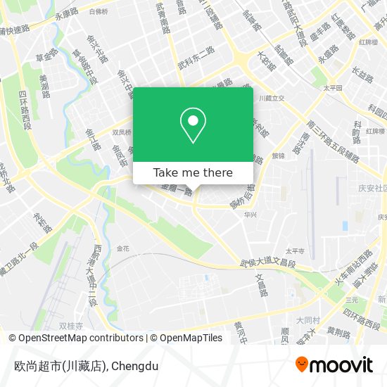 欧尚超市(川藏店) map