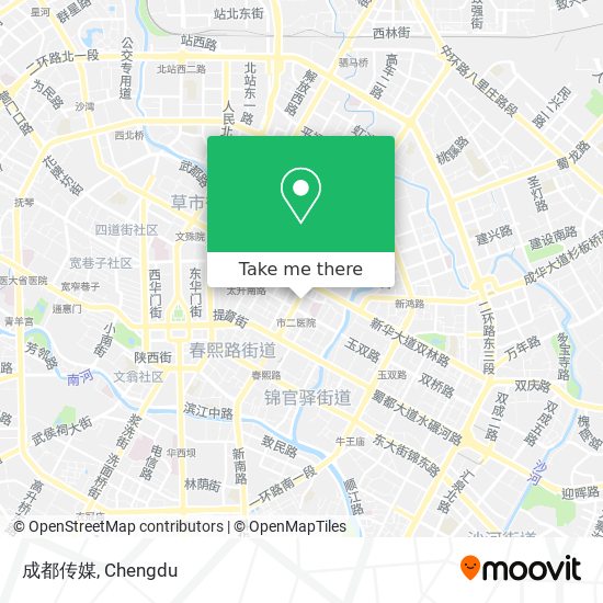 成都传媒 map