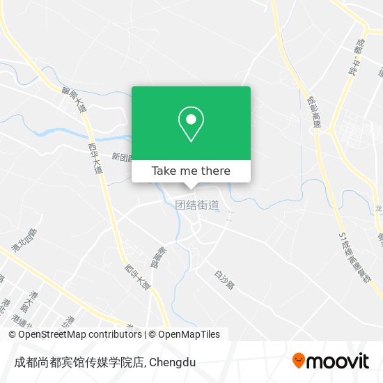 成都尚都宾馆传媒学院店 map