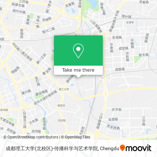 成都理工大学(北校区)-传播科学与艺术学院 map
