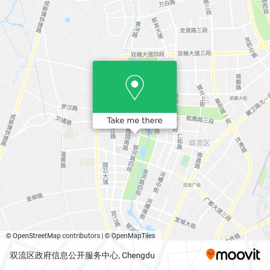 双流区政府信息公开服务中心 map
