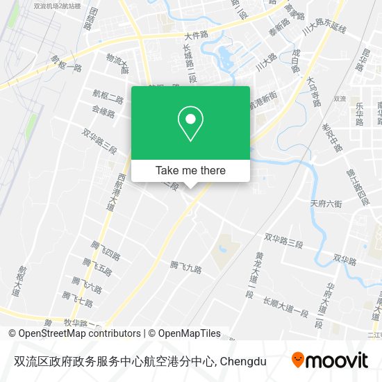 双流区政府政务服务中心航空港分中心 map