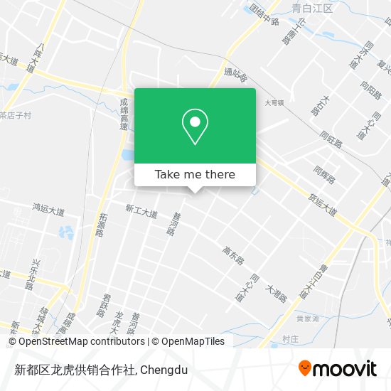 新都区龙虎供销合作社 map