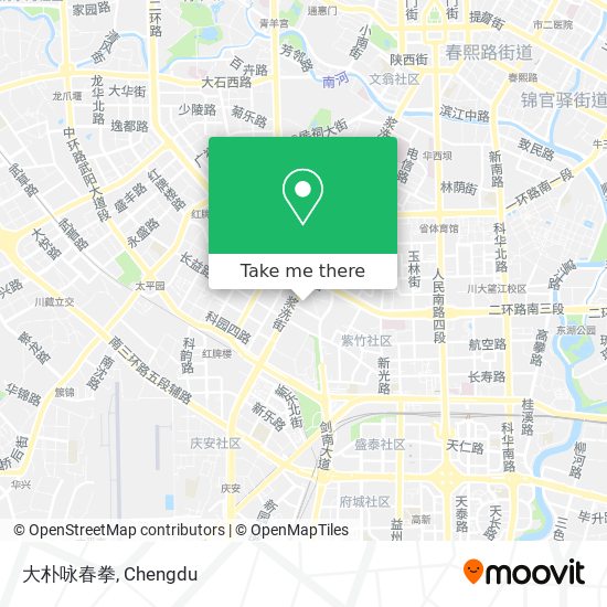 大朴咏春拳 map