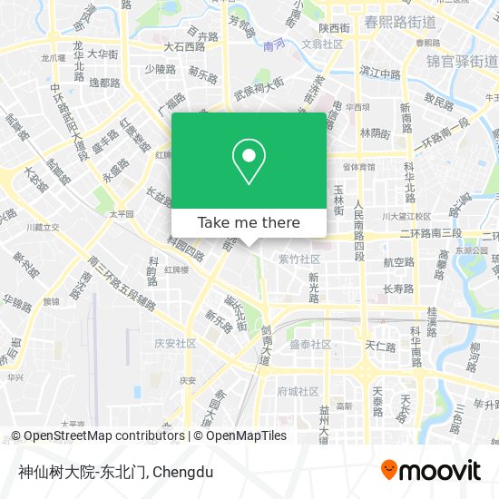 神仙树大院-东北门 map