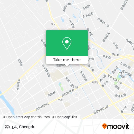 凉山风 map