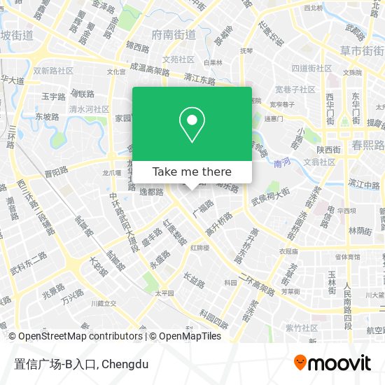 置信广场-B入口 map