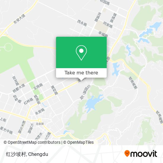 红沙坡村 map
