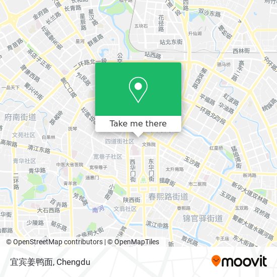 宜宾姜鸭面 map