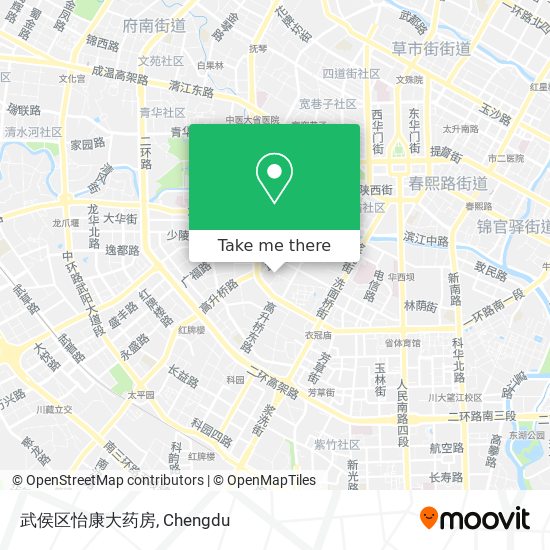 武侯区怡康大药房 map