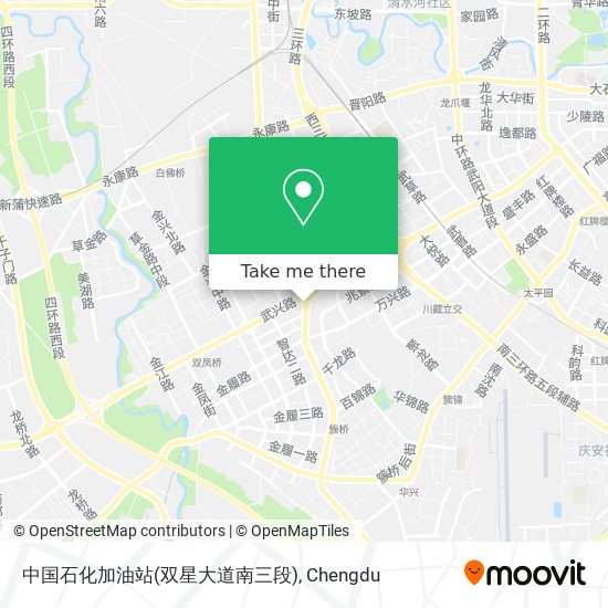 中国石化加油站(双星大道南三段) map